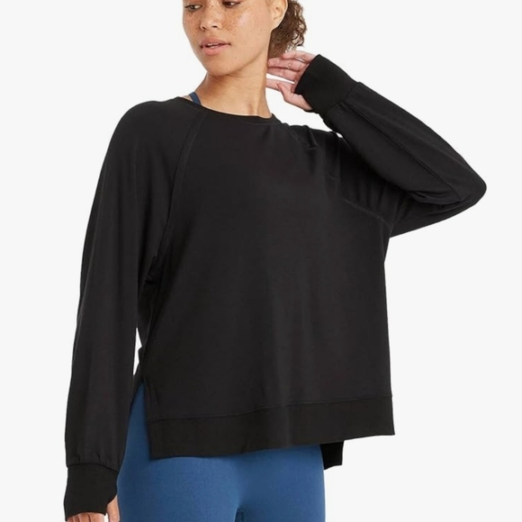 NWT Joy Lab Women's Ultra Soft Loose Fit Athletic Sweatshirt  M - Picture 1 of 7